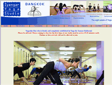 Tablet Screenshot of iyengar-yoga-bangkok.com